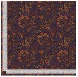Paisley Fabric, Multi-colors, Cute Paisley, Timeless Treasures, PAISLEY-CD1909 - Picture 1 of 1