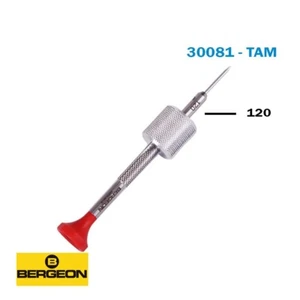 Bergeon 30081-TAM-120 Watchmaker’s Screwdriver Ergonomic in Steel, Ø 1.20 mm. - Picture 1 of 4