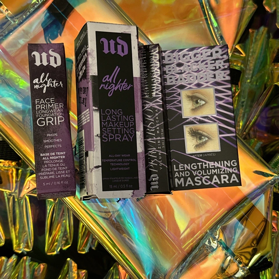 Urban Decay 15ml Primer, Foundation Grip 5ml & Perversion Mascara 4ml Gift Set - Image 1 of 4