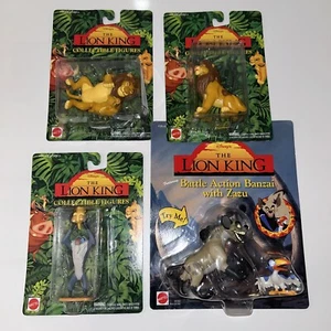 Set Of 4 Disney Lion King Sealed Collectible Figures Mattel 1994 - Picture 1 of 6