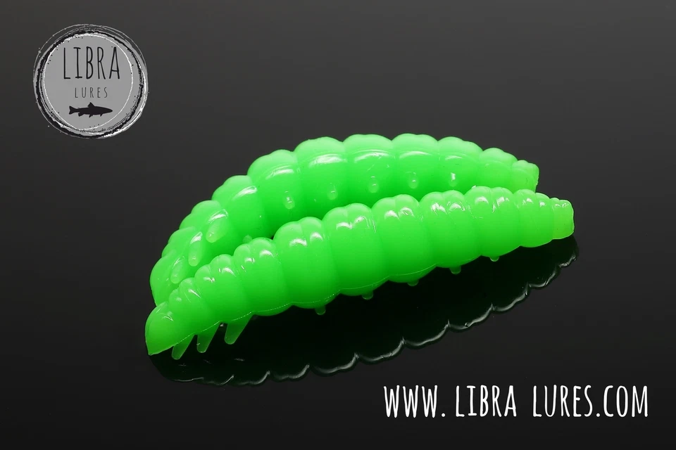 Libra Lures Larva Forellenköder Bienenmadenimitat Softbait Gummiköder - Bild 1 von 1