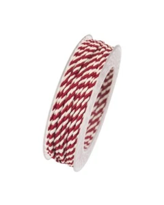 CORDINO BIANCO E ROSSO - D. 1 MM X 25 MT - Foto 1 di 1