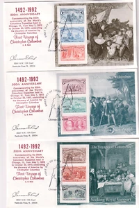 (6) US FDC C REID CACHET SC 2624 - 2629 COLUMBUS FULL SET CV $36 EXC COND - Picture 1 of 3