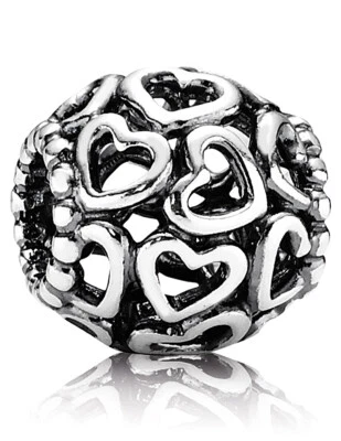 PANDORA Schmuck Silber Charm Öffne Dein Herz 790964 - Bild 1 von 2