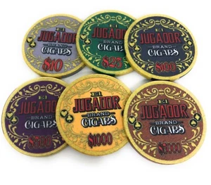 EL Jugador Brand Cigars Keramik Pokerchips - Bild 1 von 5