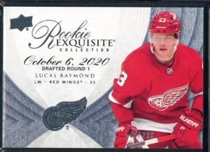 2021-22 Exquisite Collection '07-08 Retro Rookies #07RLR Lucas Raymond 149/299 - Imagen 1 de 2