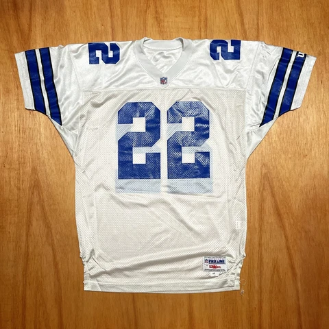 100% Authentic  Emmitt Smith Vintage Wilson Cowboys Jersey Mens Size 48 XL Cover