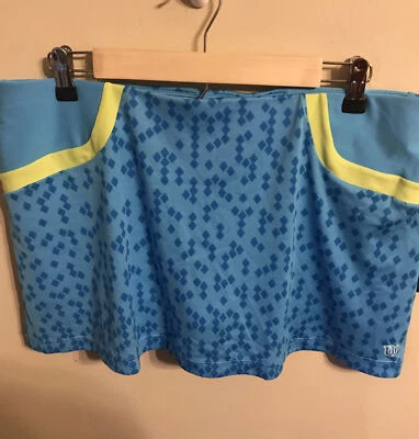 Falda corta de tenis Wilson para mujer de 12,5 pulgadas línea A talla XL azul nueva con etiquetas Foto 1 de 4