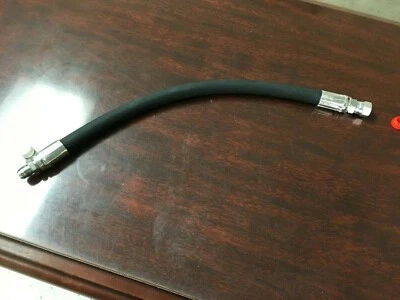 5/8" 2 wire 18" 4,000 Hydraulic Hose assembly 1 Female JIC & 1 Male JIC 5/8  - Image 1 of 3