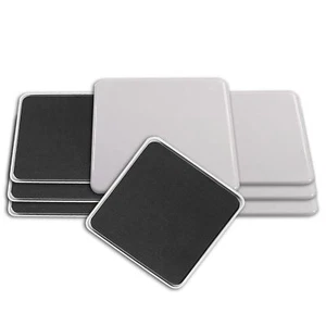 Paquete de 4 almohadillas cuadradas deslizantes reutilizables para muebles de 5 pulgadas - Imagen 1 de 6