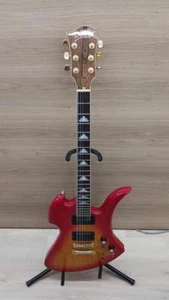 Burny MG-165S/CS X JAPAN hide Model Electric Guitar W/Gig Bag Used Product - Picture 1 of 6