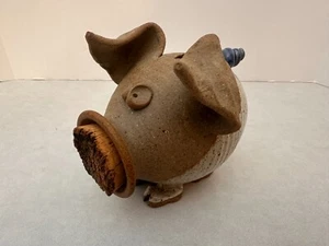 Studio Art Piggy Bank with Cork Nose - Pig - Picture 1 of 7