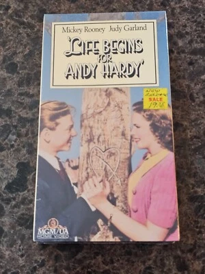 BRAND NEW Life Begins For Andy Hardy (VHS; 1990) Mickey Rooney RARE Sealed OOP - Image 1 of 4