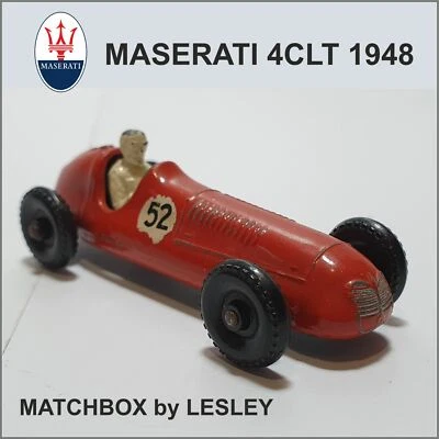 MASERATI 4CL7/1948 MATCHBOX by LESLEY NR.52 (C260) SENZA SCATOLA - Immagine 1 di 4