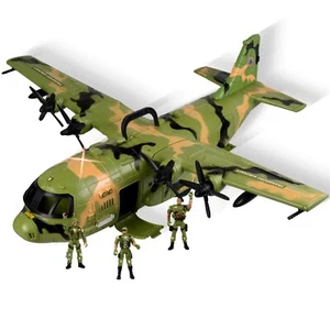 WolVolk giant f16 military airforce airplane with lights&sounds, w/mini soldier - Picture 1 of 1