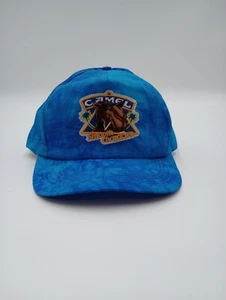 Vintage Joe Camel Zigarette glatte Figur blau Snapback Hut blau Herren - Bild 1 von 5