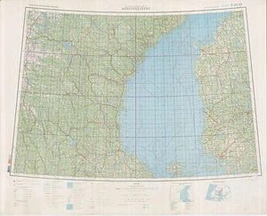 Russian Soviet Military Topographic Maps - OSTERSUND (Sweden), 1:1Mio, ed.1980 - Picture 1 of 4
