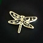 Dragonfly Moon Stars Starry Sky Enamel Pin Gothic Alternative Witchy Pagan Vibes