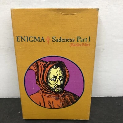 ENIGMA SADENESS PART I SINGLE 1990 VINTAGE CASSETTE TAPE USED - Imagem 1 de 4