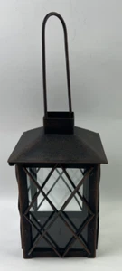 Heavy Duty Lantern W/Removable Lid Candle Holder 12.25 inches Tall - Picture 1 of 12