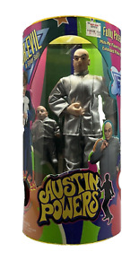 1999 Dr. Evil And Mini Me 9" Action Figure Austin Powers New Free Shiping