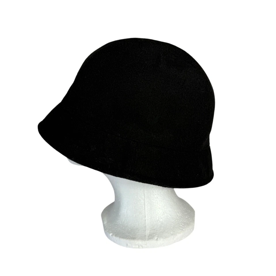 Sombrero de invierno Lands End para mujer Cloche talla S-M CashTouch estilo años 20 cubo forro cálido Foto 1 de 4
