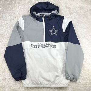 NFL GIII Dallas Cowboys Pullover Lightweight New Windbreaker Jacket Mens 2XL