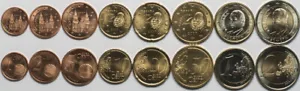 Spanien 8 Münzen Set 2007 UNC (#7965) - Bild 1 von 1