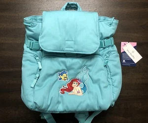 NUEVA Mochila Utilitaria Vera Bradley Disney Sirenita Ariel Turquesa Cielo Nueva Sin Etiquetas - Imagen 1 de 10