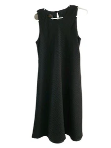 Abito da cocktail Donna Ricco senza maniche nero/argento taglia 4 - Foto 1 di 5
