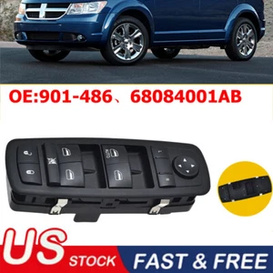 Front Left Master Window Switch 68084001AD Fit Dodge Journey 2011-2016 2.4L 3.6L - Picture 1 of 10