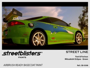 Pintura Fast & Furious Mitsubishi Eclipse Verde 30 Ml - Streetblisters - Sb30 - Imagen 1 de 1