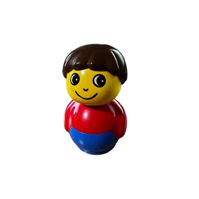 Vintage Lego Primo Figure Boy Roly Poly Wobbler Toy Baby Toddler - image 1 of 3