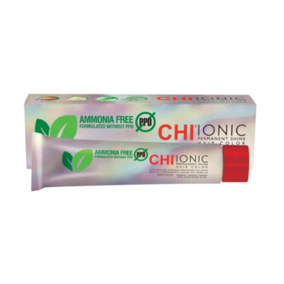 CHI IONIC ~ SIN PPD ~ BRILLO PERMANENTE COLOR DE CABELLO SIN AMONÍACO Foto 1 de 2