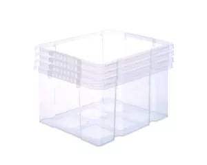 4x Kunststoff Kisten ohne Deckel Euro Lager Behälter Drehstapel Box 44x35x24cm - Bild 1 von 2