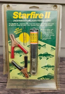 Luz halógena de pesca submarina vintage BrinkMann Starfire II 12 voltios 10' CorA4 - Imagen 1 de 2