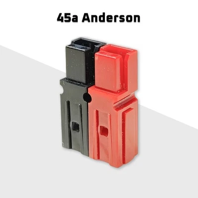 Anderson Powerpole Connectors Red Black 600V 45AMP Pairs Kit 45A Terminal UK - Image 1 of 4