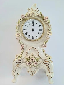 Orologio da poggio in Porcellana di Capodimonte Porcellane Carusio - Imagen 1 de 1