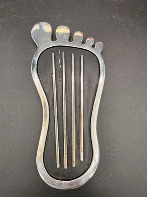 De colección Cal Custom Surfer Pie Gas Pedal Rata Hot Rod Taiwán Cromo Bigfoot Descalzo Foto 1 de 4