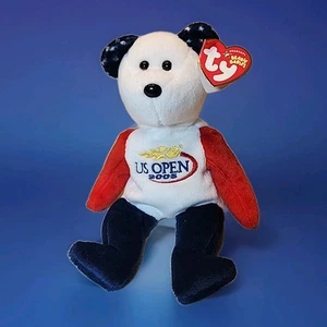 Vintage TY Beanie Baby - SMASH the US OPEN 2005 Bear - Picture 1 of 6