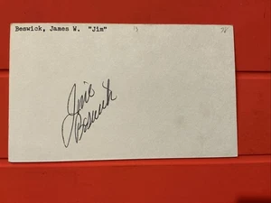 Jim Beswick🔥🔥MLB : 1978 San Diego Padres🔥🔥Auto 🔥🔥 - Picture 1 of 1