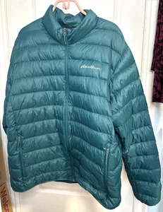Eddie Bauer EB650 Herren 2XL 80% Daunen 20% Federn Jacke Winter Full Zip Mantel - Bild 1 von 7