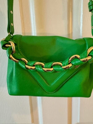 Vince Camuto - кожаная сумка через плечо - зеленый - новый с Ярлыками - MRSP $178 - Изображение 1 из 4