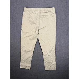 Tommy Hilfiger Hombres Chino Jogger Pantalones Beige Cintura Elástica Cordón XL - Imagen 1 de 6