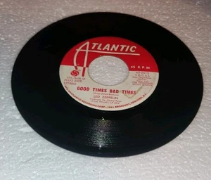 Led Zeppelin Promo Good Times Bad Communication Breakdown 45-2613 Plug Side - Imagen 1 de 3
