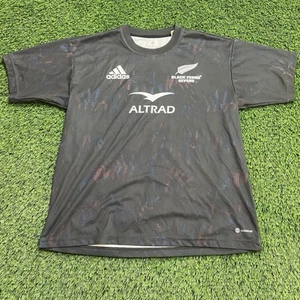 Adidas All Blacks 2022 Rugby Home Blank Jersey Men’s T-Shirt ALTRAD Size Medium - Picture 1 of 9