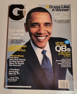 GQ September 2007 Barack Obama Cover - Picture 1 of 2