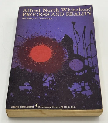 Процесс и реальность эссе космологии Альфред Норт Уайтхед 1957 - Изображение 1 из 4