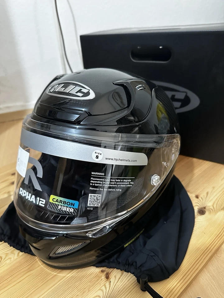 HJC RPHA 12 Carbon Integralhelm (S) – Unbenutzt – April 2024 – Neuwertig. - Bild 1 von 4