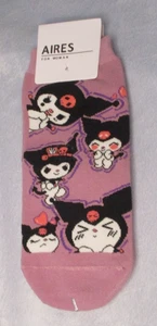 Hello Kitty & Friends Kuromi No-Show Footie Socks One Size 9-11/4-10 Shoe New - Picture 1 of 2